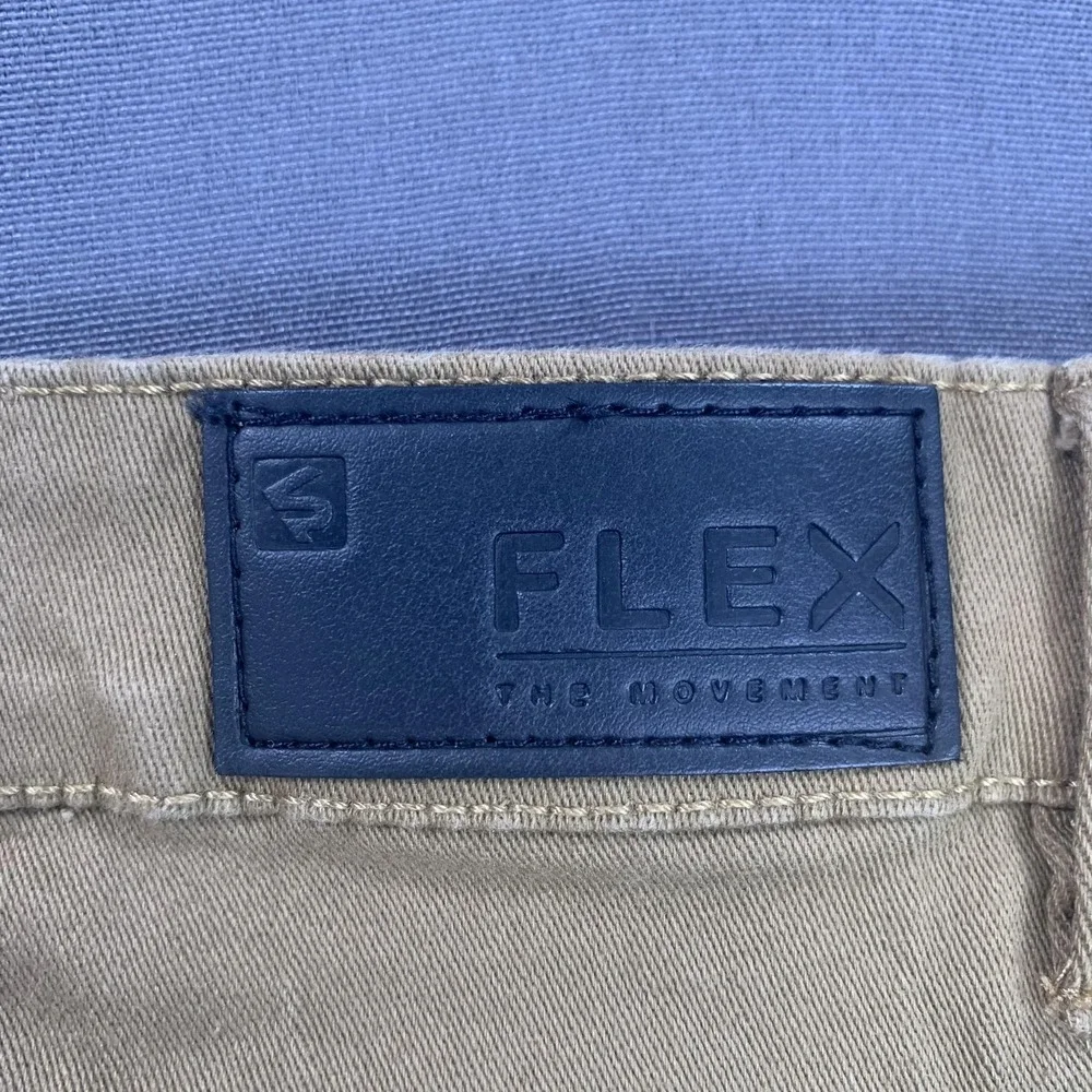 Southpole Flex Pants Men 40x30 (36x30) Khaki Straight Fit Casual Stretch Classic - Picture 14 of 16